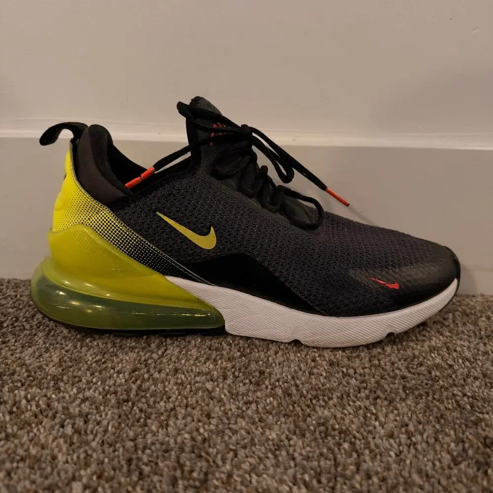NIKE Men's Air Max 270 Neon Collection Shoes Size 10.5
